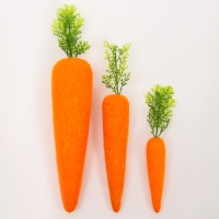 Декор &laquo;Морковки&raquo; набор 3 шт., 5 &times; 14 &times; 28 см