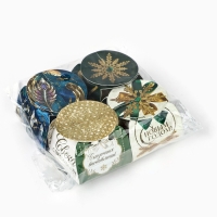 Новогодняя свеча чайная &laquo;Новый год: Праздничная&raquo;, d = 4 см, МИКС