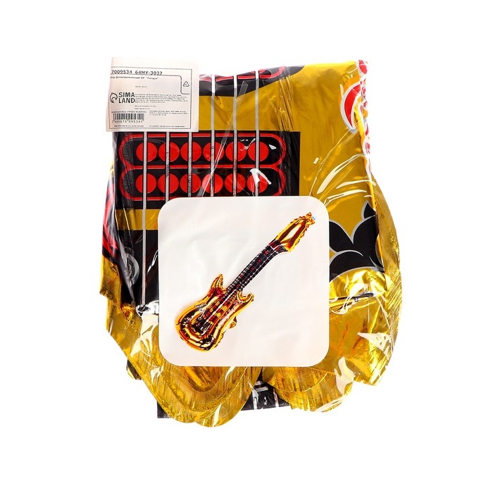 Шар фольгированный 28" &laquo;Гитара&raquo;