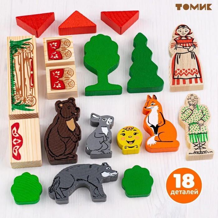 Конструктор &laquo;Сказки&raquo; Колобок&raquo; 18 элементов