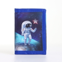 Кошелёк детский на липучке &laquo;Выбражулька&raquo;, цвет синий