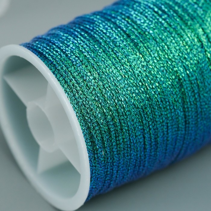 Нить люрекс для творчества 18 м, цв. ассорти №1