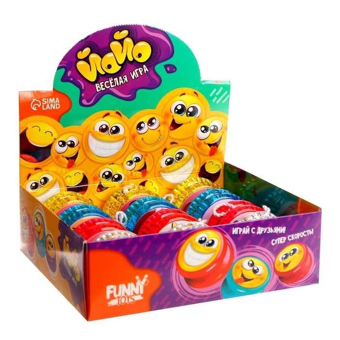 Йо-йо &laquo;Футбол&raquo;, световой, цвета МИКС