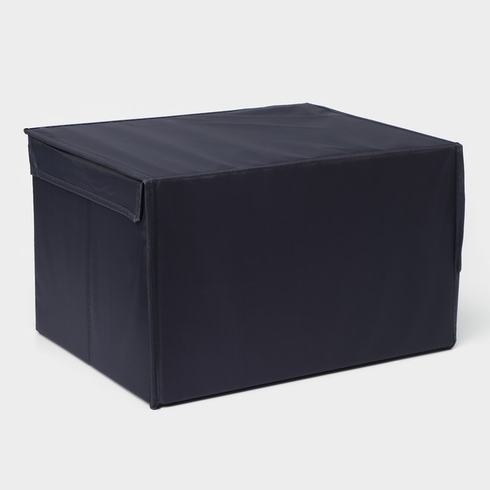 Короб для хранения с крышкой LaDо́m, 40&times;30&times;25 см, цвет графитовый