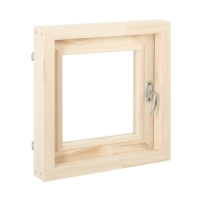 Окно, 40&times;40см, двойное стекло ЛИПА, наружнее открывание