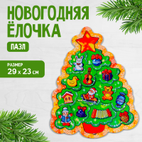 Пазл &laquo;Новогодня ёлочка&raquo;