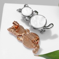 Брошь &laquo;Кошечка&raquo; с бантиком на шее, цвет МИКС (неделимая фасовка 12 шт., цена за шт.)