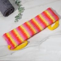 Мочалка для тела Доляна &laquo;Радуга&raquo;, 12&times;45 см, МИКС