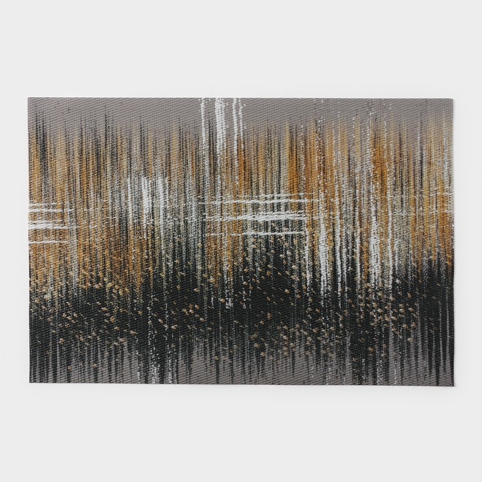 Салфетка сервировочная на стол &laquo;Сияние&raquo;, 45&times;35 см, цвет коричневый