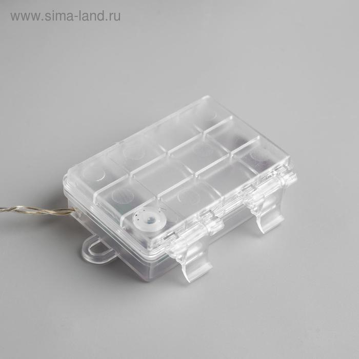 Светодиодная фигура &laquo;Олень серебристый&raquo; 25 &times; 30 &times; 10 см, металл, батарейки ААх3 (не в комплекте), свечение тёплое белое