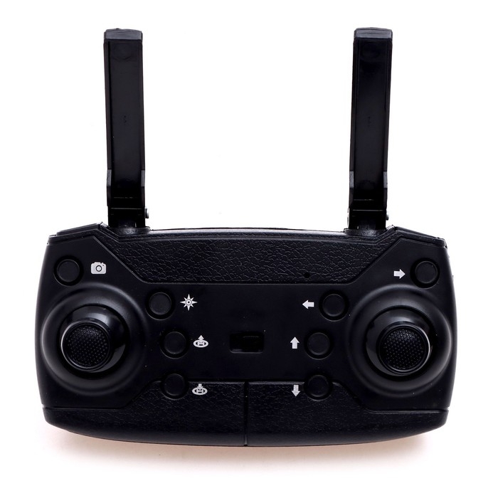 Квадрокоптер на радиоуправлении FLYDRONE, камера 1080P, барометр, Wi-Fi, 2 аккумулятора, цвет чёрный