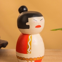 Деревянная кукла кокеши "Харуко" 9х9х17 см