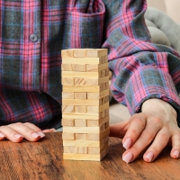 Игра настольная &laquo;Падающая башня&raquo; 13 &times; 4,5 &times; 4,5 см