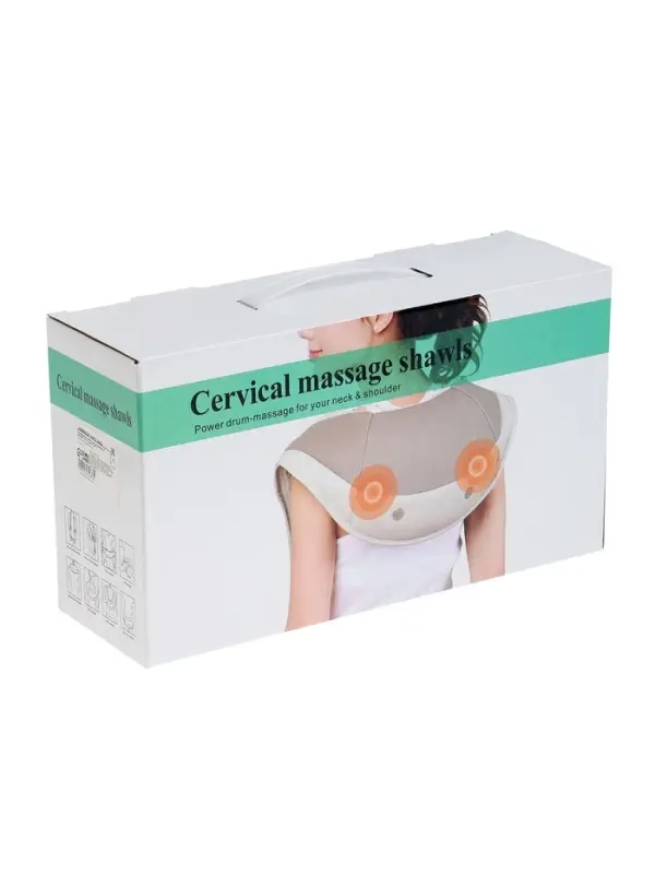 Массажёр для спины и шеи Luazon, наплечный, пульт, 99 режимов, 220 В