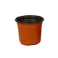 Горшок для рассады, 3.5 л, d=20 см, h=16 см, мягкий пластик, терракот, Greengo