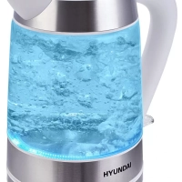 Чайник HYK-G3606 1,7л 2200Вт белый (стекло)