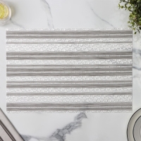 Салфетка сервировочная на стол Доляна &laquo;Мия&raquo;, 45&times;30 см, цвет серый