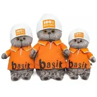 Мягкая игрушка "Басик в поло и шапке "100% антистресс" , 22 см Ks22-286