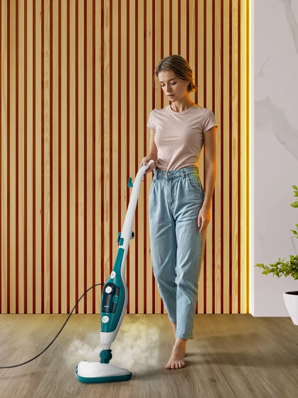 Паровая швабра "2 в 1" с насадками КТ-3907 - 1500 Вт