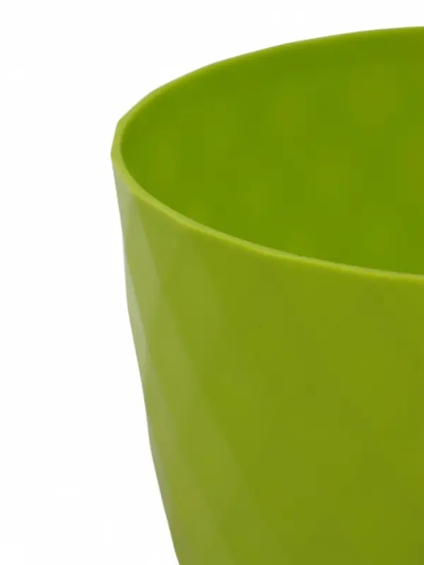 Кашпо с прикорневым поливом "Румба" 1 л, D13,5 см, h-12 см, цвет киви