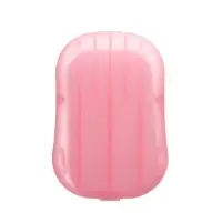 Листовое дорожное мыло, розовый, 20 шт