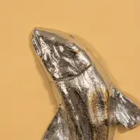 Крючок настенный "Рыба" 9х6,5х28 см, алюминий