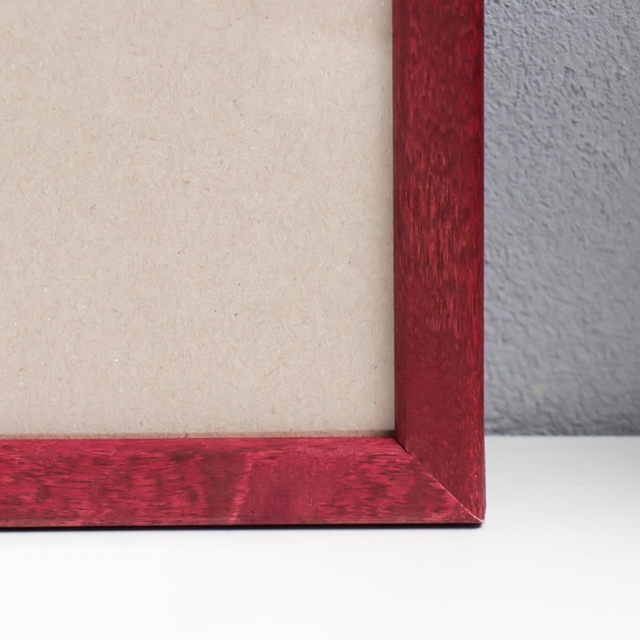 Фоторамка сосна с14 №1 вишня 40х60 см (пластиковый экран)