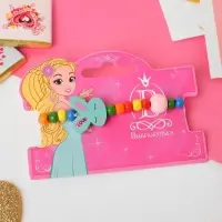 Браслет детский &laquo;Выбражулька&raquo; зайчик сонный на радуге, цвет МИКС