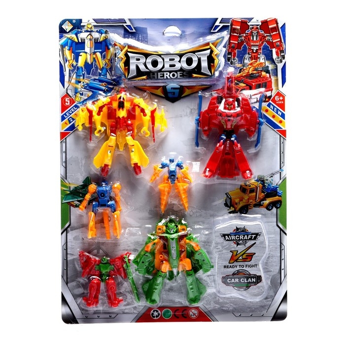 Набор роботов &laquo;Авиаботы&raquo;, трансформируются, 6 штук