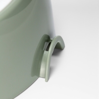 Лего-миска для животных с наклоном "Юта" 0,3л бело- фисташковый