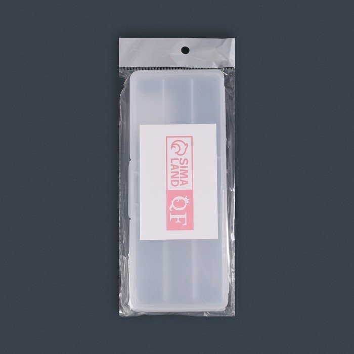 Органайзер для хранения маникюрных/косметических принадлежностей, с вложением, 19 &times; 7,5 см, цвет белый