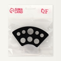 Подставка д/колпачков д/краски 10*5*2,5см пластик пакет QF