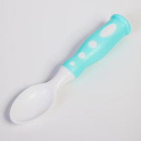 Набор детской посуды &laquo;Зайчик&raquo;, 3 предмета: тарелка на присоске, крышка, ложка, цвет бирюзовый