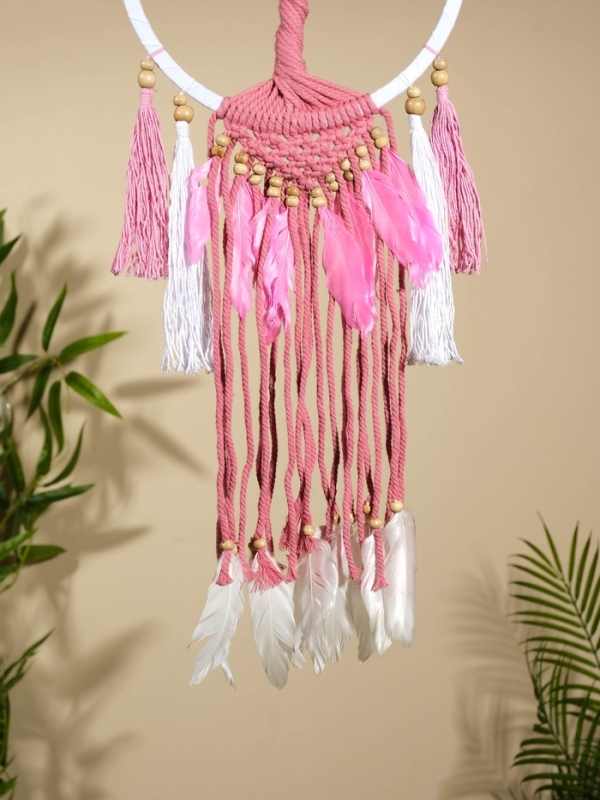 Ловец снов "Розовое дерево" 22х60 см.