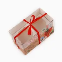 Коробка для капкейка &laquo;Письмо Деду Морозу&raquo;, 16 х 8 х 10 см