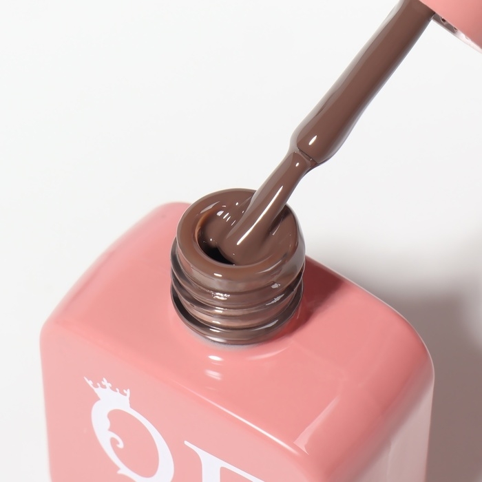 Гель лак для ногтей &laquo;SIMPLE&raquo;, 3-х фазный, 10 мл, LED/UV, цвет коричневый (125)