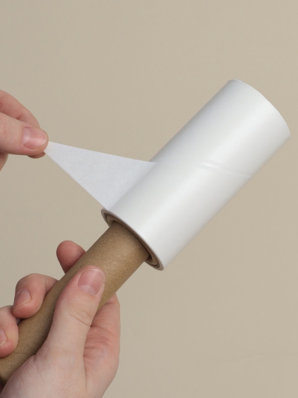 Ролик для одежды со сменными блоками SL Home, 4 шт по 50 листов, эко ручка, винтовая намотка