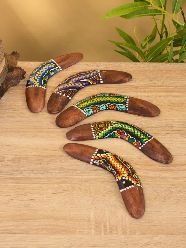 Сувенир "Бумеранг" албезия, 20х6х1 см, МИКС