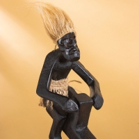 Сувенир &laquo;Аборигены на качелях&raquo;, 33&times;8&times;22 +/- 2 см, дерево