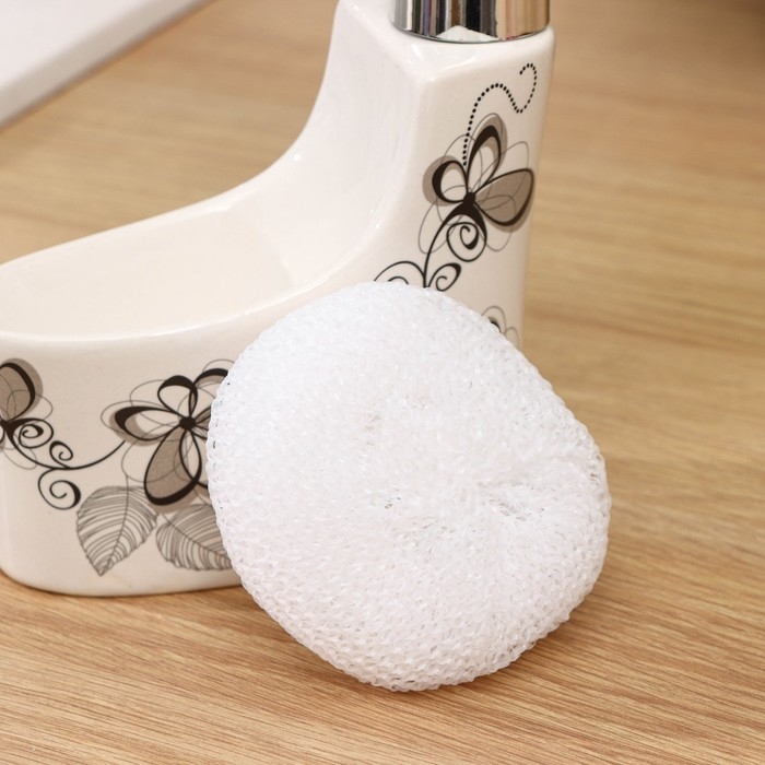 Дозатор для моющего средства с подставкой для губки Доляна &laquo;Романтика&raquo;, 250 мл