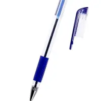 Ручка шариковая Calligrata, синий стержень, узел 0.5 мм, резиновый упор