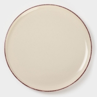 Тарелка Доляна "Альпийский крем" 27см, 27х2,5, цвет белый