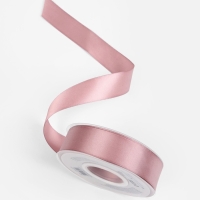 Лента атласная двухсторонняя №164 25мм*25&plusmn;1м пудровый TR