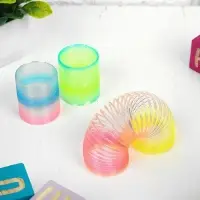 Пружинка - радуга &laquo;Перелив&raquo;, d=4 см, МИКС