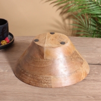 Салатник &laquo;Листья&raquo;, 25&times;25&times;10 см, дерево манго