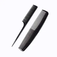 Набор расчёсок, 2 предмета, чёрный