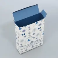 Коробка подарочная новогодняя складная &laquo;Новогодний бант&raquo;, 21х 15 х 5 см