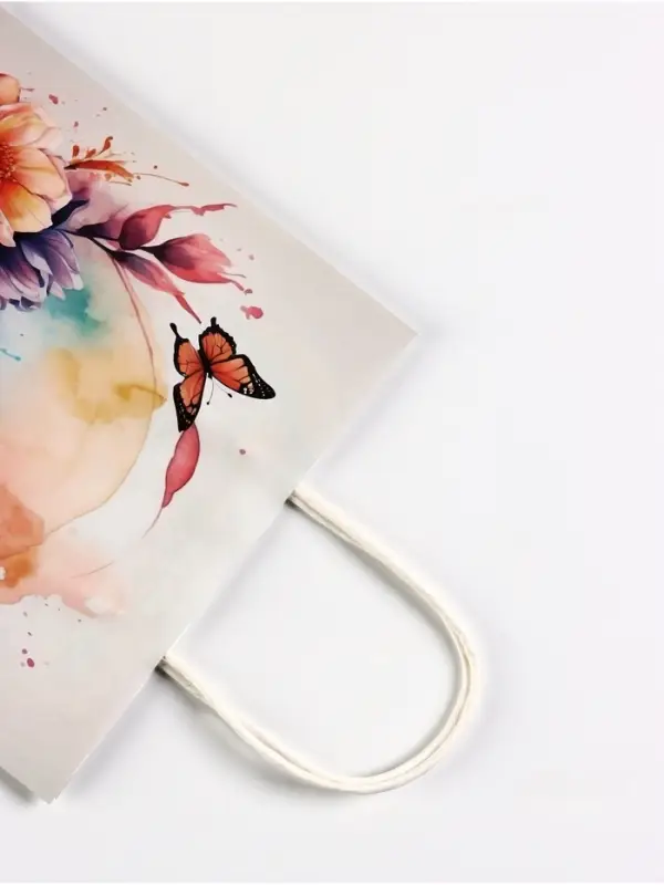 Пакет подарочный крафт &laquo;Вдохновение&raquo;, 21&times;11&times;27 см