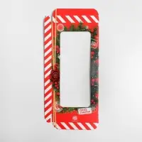 Коробка для шоколада &laquo;Волшебная почта&raquo;, с окном, 17 х 8.5 х 1.5 см