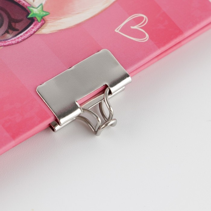 Анкета на замочке, в твердой обложке А6, 40 листов &laquo;Для стильных девчонок&raquo;